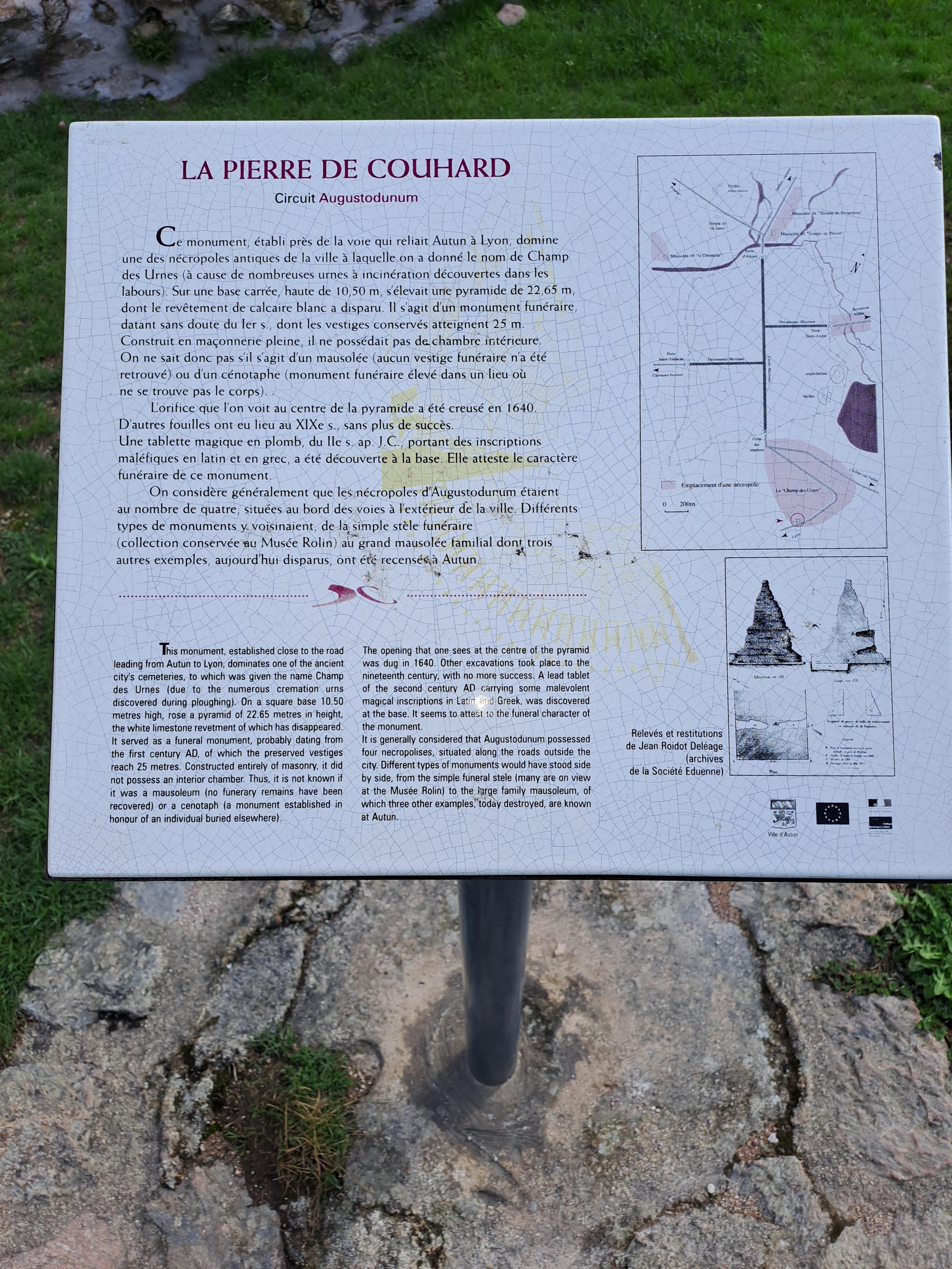 Détail de la pyramide de Couhard